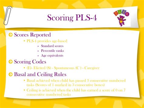 Ppt Preschool Language Scale Fourth Edition Powerpoint Presentation