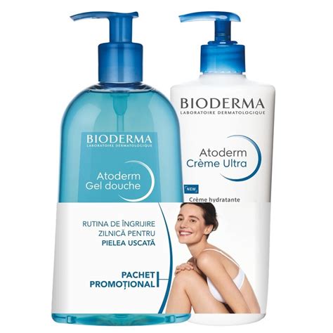 Pachet Bioderma Atoderm Crema Ultra Parfumata Ml Reducere La