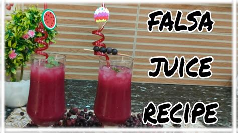 Falsa Juice Recipe Refreshing And Healthy Falsy Ka Sharbat Summer