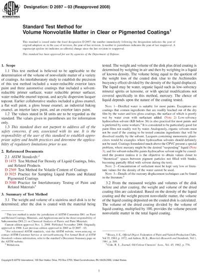 ASTM D Standard Test Method For Volume Nonvolatile 36900 Hot Sex Picture