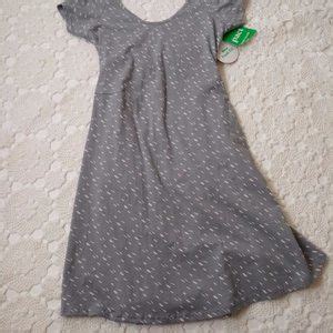 Pact Dresses New Pact Fit Flare Gray Knit Dress Cap Sleeve Cross