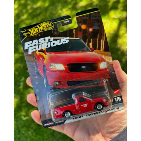 Jual Hot Wheels Premium Fast And Furious Ford F Svt Lightning Merah Original Kota Surabaya