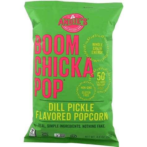 Angies Kettle Corn Popcorn Boom Chicka Pop Dill Pickle Case Of