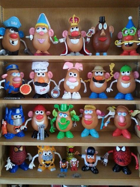 Some of my Mr.Potatohead collection. | Old school toys, Mr potato head, Vintage toys