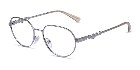 Vogue Eyewear Vo4259 Oval Silver Frame Glasses For Women Eyebuydirect