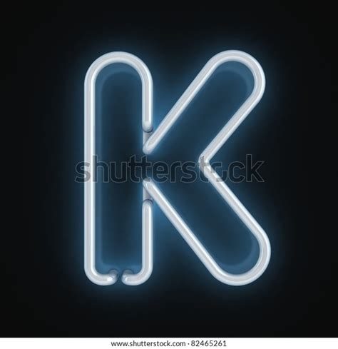 Neon Font Letter K Stock Illustration 82465261 | Shutterstock