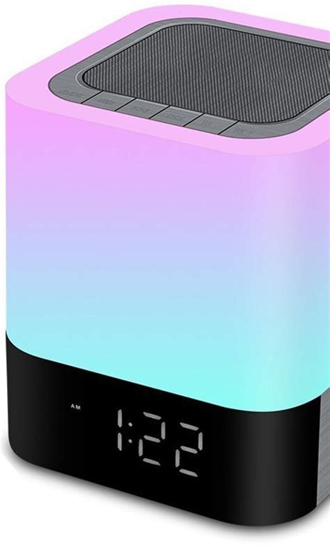 Touch Control Bedside Lamp With Wireless Bluetooth Speaker Wireless