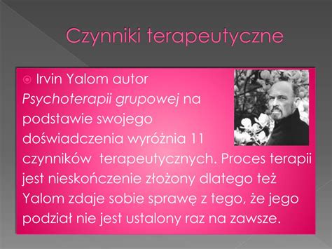 Ppt Aleksandra Mazur Yalom Psychoterapia Grupowa Powerpoint