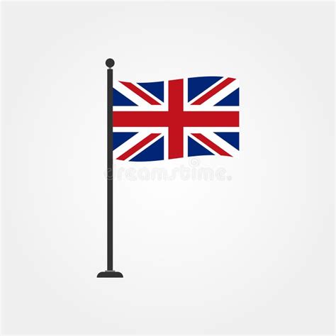 Ícone Britânico 4 Da Bandeira Do Vetor Conservado Em Estoque Imagem de