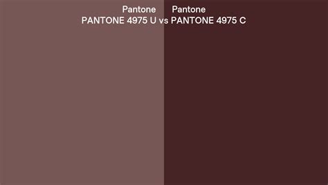 Pantone 4975 U Vs Pantone 4975 C Side By Side Comparison