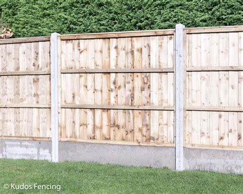 Featheredge Panel Fencing Concrete Posts Kudos Fencing Ltd