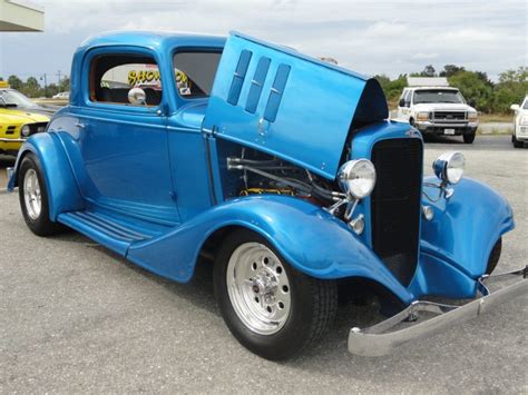 1933 Chevy Three Window Coupe Custom Hot Rod Rods Retro Vintage Wallpapers HD