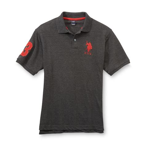 U.S. Polo Assn. Boy's Embroidered Polo - USPA Logo