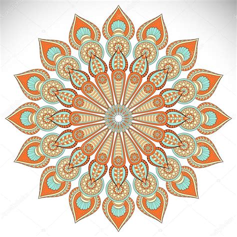 Vector Indian Mandala Stock Vector Image By Vikasnezh