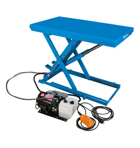 Bishamon Small Scissor Lift Tables Mini Compact Electric Hydraulic