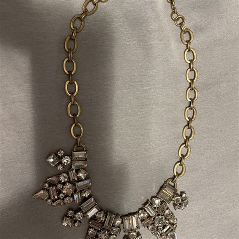 J Crew Statement Classic Necklace Gem