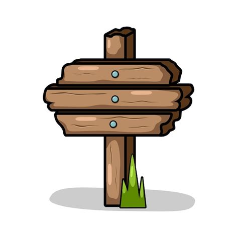Premium Vector Wood Frame Nature With Leaf Illustration