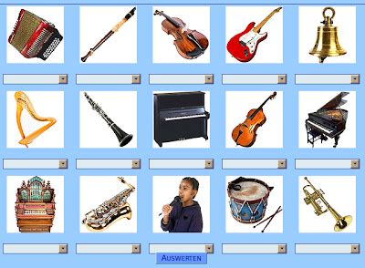 Instrumentos Musicales Ingl S F Cil Para Primaria