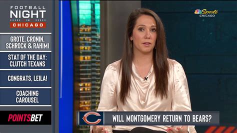 Will Rb David Montgomery Return To Bears Nbc Sports Chicago