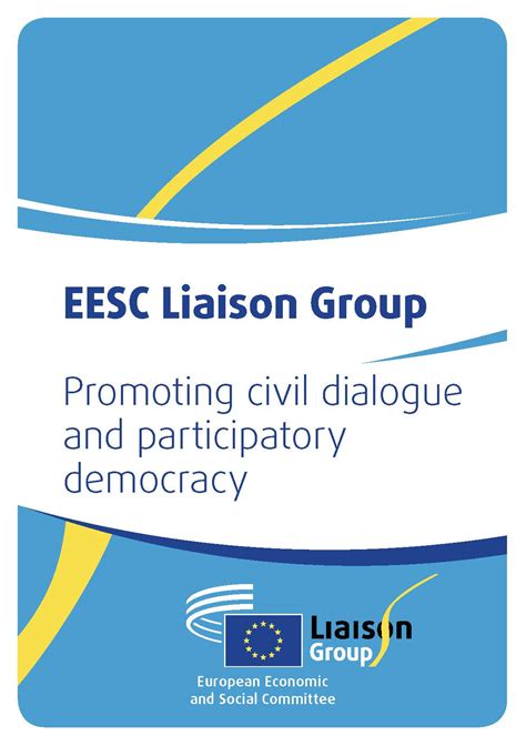 Eesc Liaison Group Promoting Civil Dialogue And Participatory