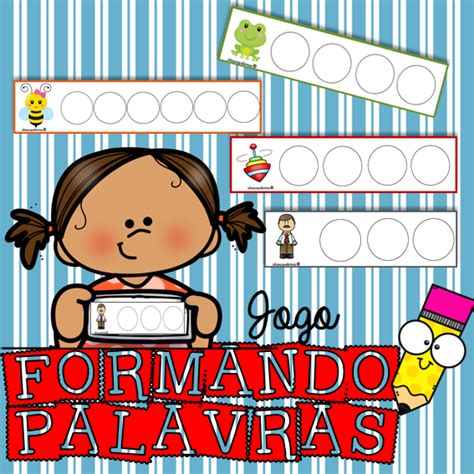 Formando Palavras Vol2 Jogo Pedagógico Com 30 Cartas Para Completar As Palavras Atividades