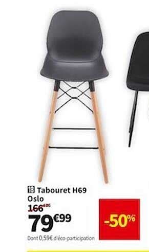 Promo Tabouret H69 Oslo Chez Conforama ICatalogue Fr