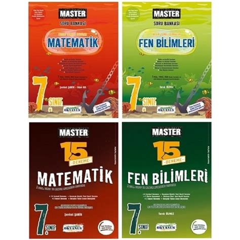 Okyanus Yayınları 7 Sınıf Master Matematik Fen Bilimleri Kitabı