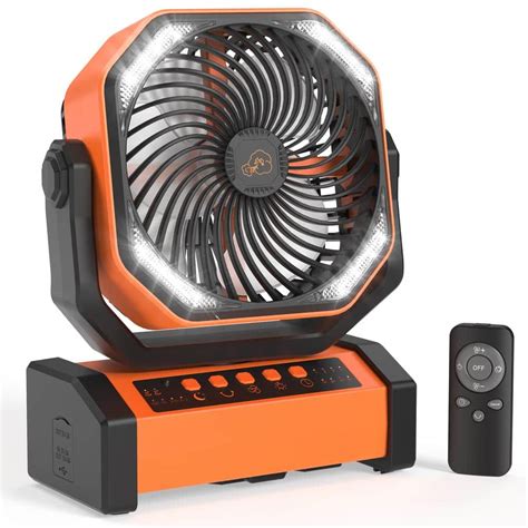 Panergy 20000mah Rechargeable Battery Jobsite Fan With Remote And Light