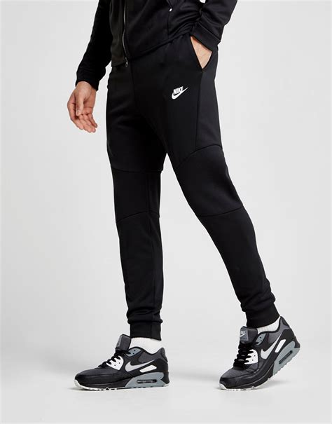 Nike Synthetic Tech Poly Track Pants In Black For Men Lyst