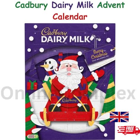 Cadbury Lait Laitier Chocolat Calendrier De L Avent Chocolats De No L