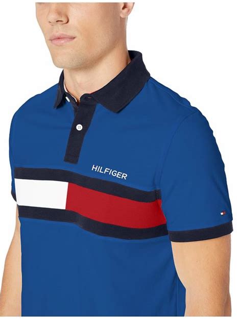 Buy Tommy Hilfiger Mens Flag Pride Polo Shirt In Custom Fit Online