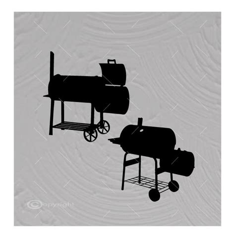 Smoker Bbq Svg Grilling Svg Bbq Svg Barbecue Grill Svg Cut File