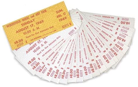 Original 1969 Woodstock Tickets (21)