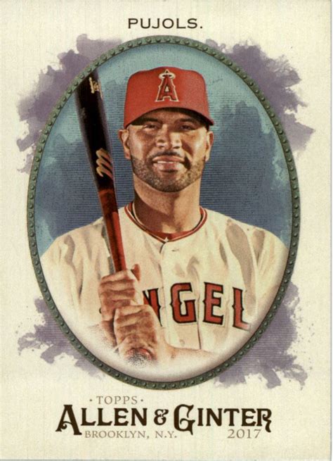 Topps Allen And Ginter Hot Box Foil Albert Pujols Ebay