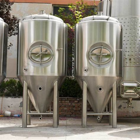 1000L SUS304 Conical Beer Fermenter China Fermentation Vessel And