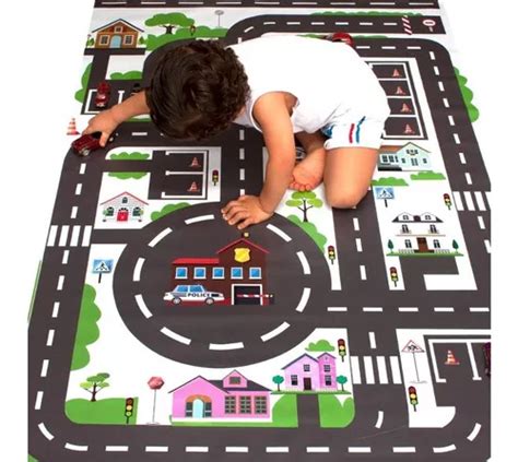 Pista Hot Wheels Grande Cidade Para Carrinhos Ilustrada Gg Mercadolivre