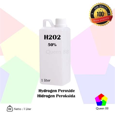 Jual H2o2 50 1kg Hydrogen Peroxide 50 1kg Hidrogen Peroksida 50 1 Kg Murah Shopee Indonesia