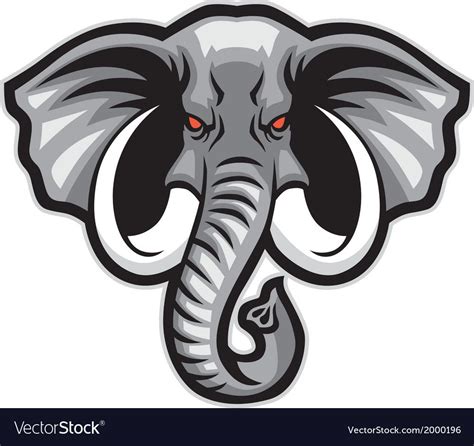 Royalty-Free Vector Images by bazzier (over 5,200) | Elephant head ...