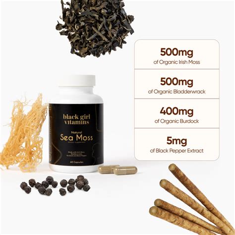 Organic Sea Moss Black Girl Vitamins