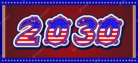 Premium Vector | Colorful American flag style 2023