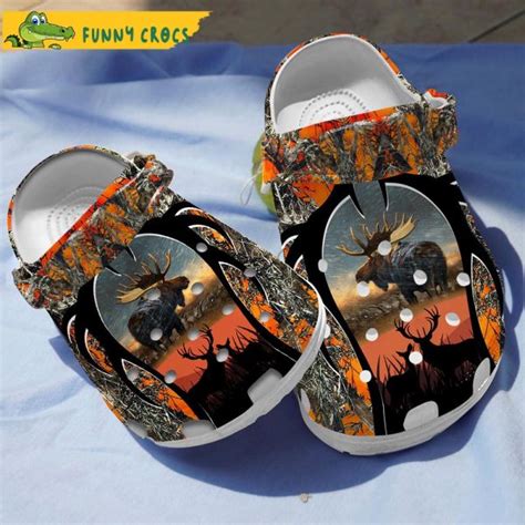 Funny Hunting Crocs For Men Discover Comfort And Style Clog Shoes