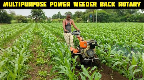 Power Tiller Shrachi Back Rotary Power Weeder Power Weeder Bed Mini