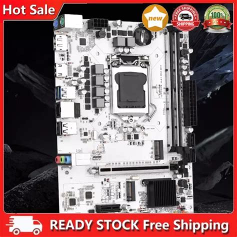 H410M DH MOTHERBOARD LGA1200 Micro ATX Mainboard 2 DDR4 64GB DP HD NVME