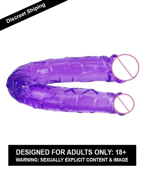Jelly Double Dong Double Ended Penetration Dildo Strap On Dual
