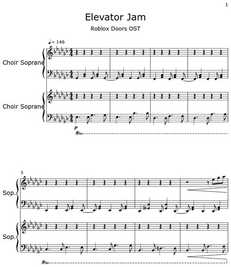 Elevator Jam Sheet Music For Choir Tenor