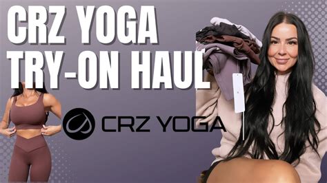 Crz Yoga Try On Haul Butterluxe Matching Sets Affordable Amazon