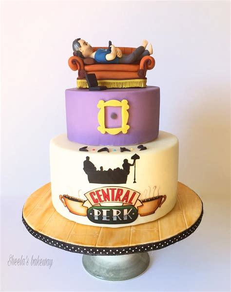 Friends Themed Cake Decorated Cake By Sheelak Cakesdecor