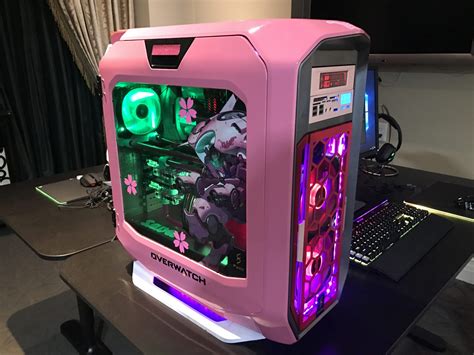 Pretty In Pink Rig Rigs Video Game Room Design Gaming Setup Gaming