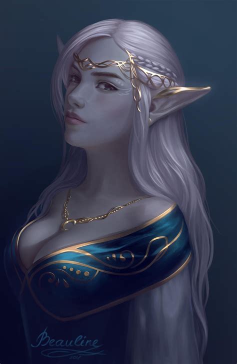 Dark Elf By Beauline On Deviantart Arte Fantasía Femenino Personajes