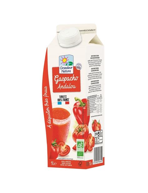 Gaspacho Tomate 6 X 1 L Grandeur Nature